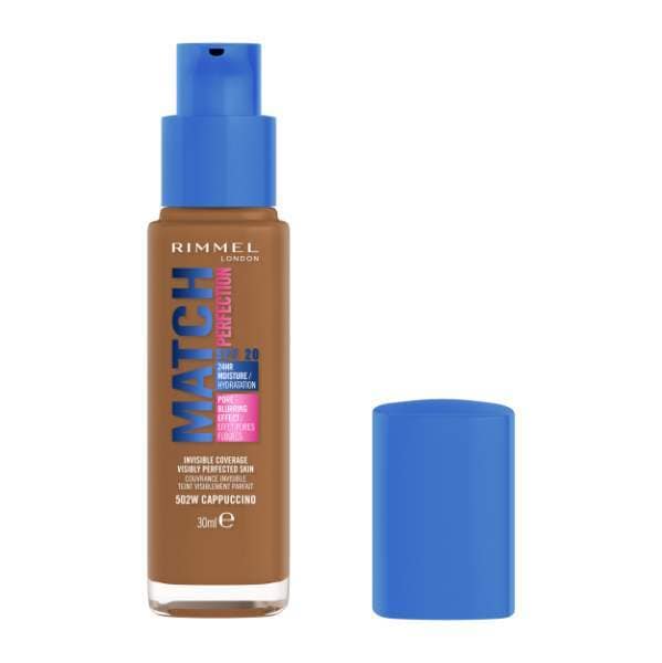 Rimmel Match Perfection Foundation 502W Cappuccino SPF20