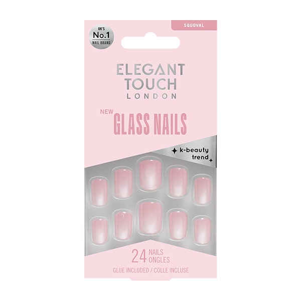 Elegant Touch Glass Nail - Glass Lychee