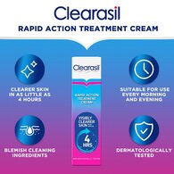 Clearasil Rapid Action Spot Treatment Face Cream 25ml