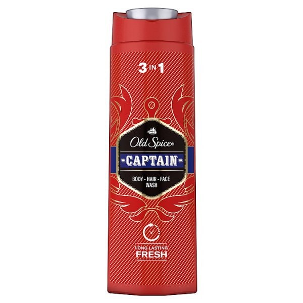 Old Spice Captain Shower Gel & Shampoo For Men 400ml