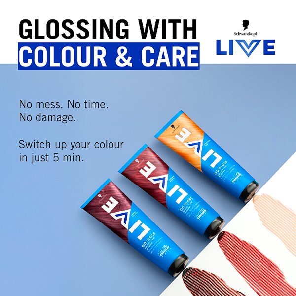 Schwarzkopf LIVE Strawberry Soda Colour & Shine Hair Gloss