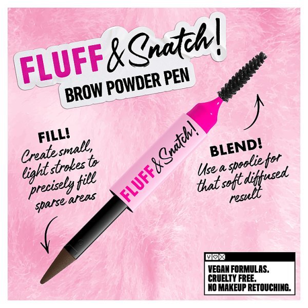 NYX Professional Makeup Fluff & Snatch Brow Powder Pen Espresso