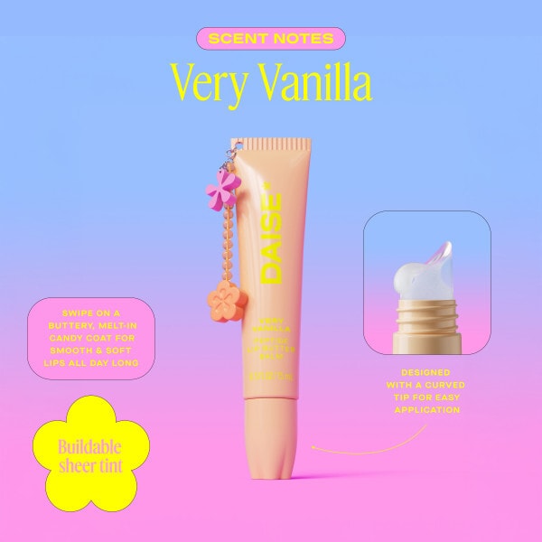 Daise Peptide Lip Butter Balm Very Vanilla 15ml