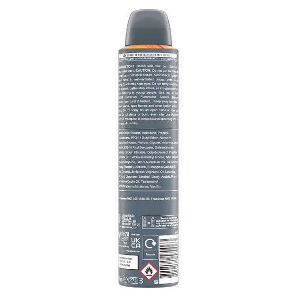 Dove Men+Care Sandalwood + Vanilla Anti-Perspirant Aerosol 200ml