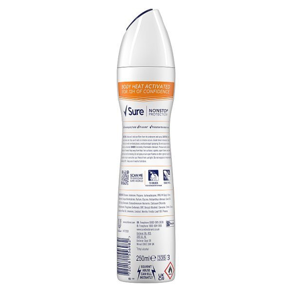 Sure For Women  Non Stop Energise Apa 250Ml