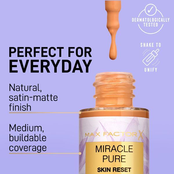 Miracle Pure Skin Reset Serum Foundation Medium To Deep 30Ml