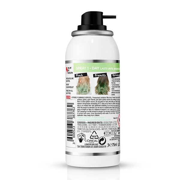 Colorista Spray Mint Green Hair Colour