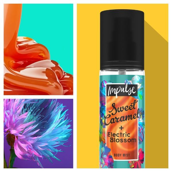 Impulse Sweet Caramel + Electric Blossom Body Mist 150ml