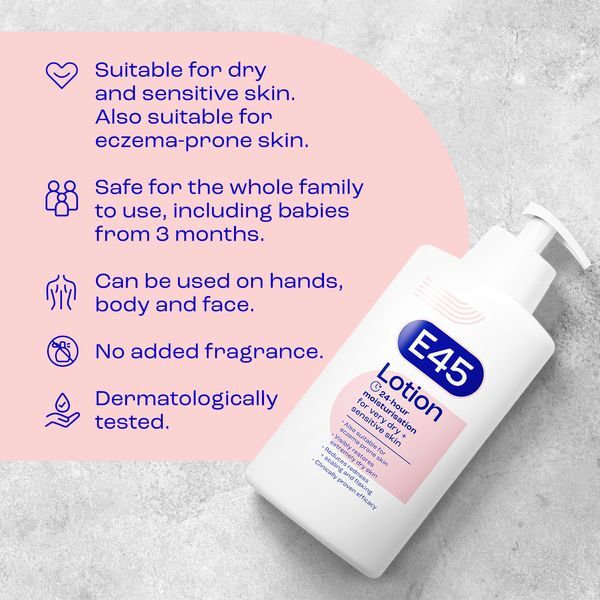 E45 Moisturising Body Lotion 500ml