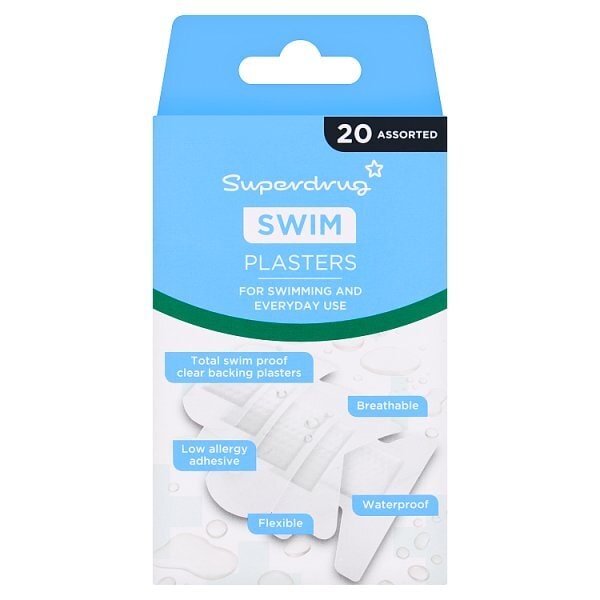 Superdrug Swim Proof Plasters X 20