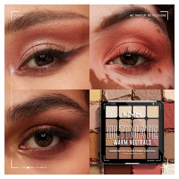 NYX Professional Makeup Ultimate Shadow Palette 16-Pan - Warm Neutrals