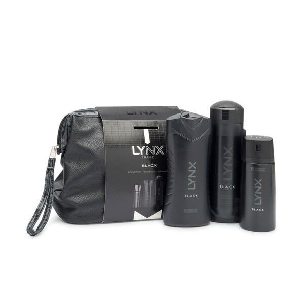 Lynx Black Washbag