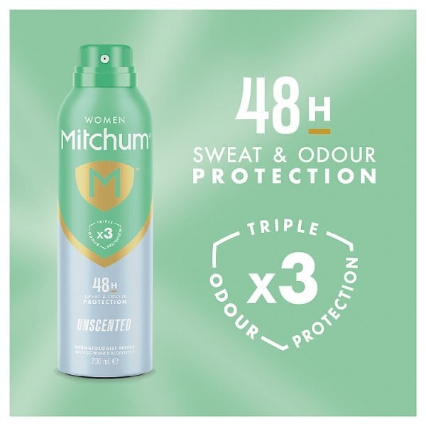 Mitchum Unperfumed Anti-Perspirant Deodorant 200ml