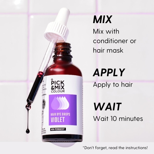Pick & Mix Semi Permanent Hair Dye Violet 125ml