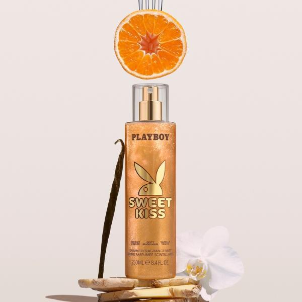 Playboy Sweet Kiss Shimmer Fragrance Mist 250Ml