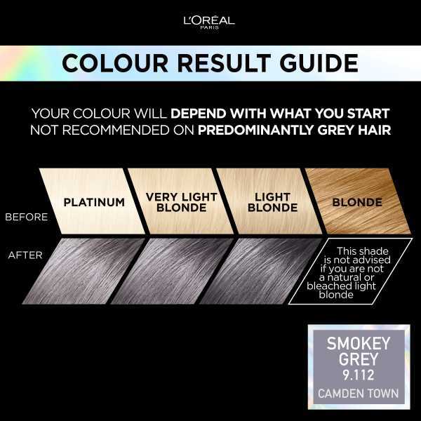 Preference Vivids (Colorista) Hair Dye Smokey Grey 9.11