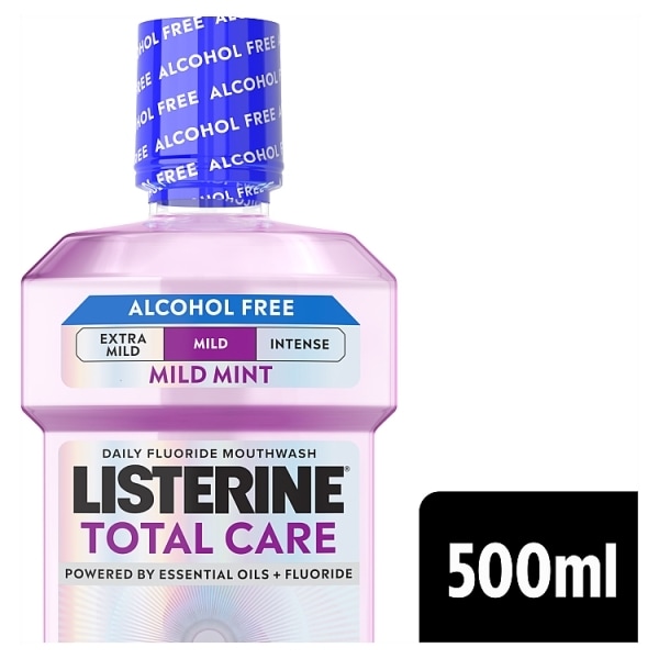 Listerine Total Care Mild Taste Alcohol Free Mouthwash 500ml