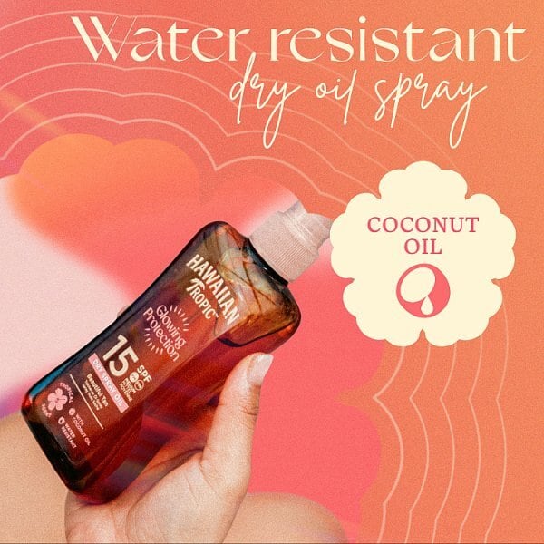 Hawaiian Tropic Protective Dry Oil SPF15 200ml