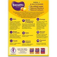 Bassetts Vitamins 12-18 Multivitamins Omega 3 Pastilles 30s