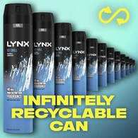 Lynx Deodorant Bodyspray Aerosol Ice Chill 250ml