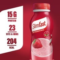 SlimFast Protein Summer Strawberry Flavour Shakes 6x325ml