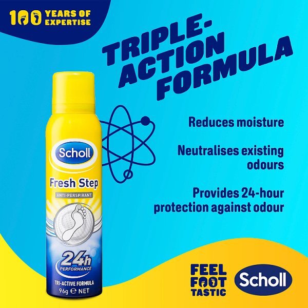 Scholl Fresh Step Anti Perspirant Dry Feet Shoe Spray