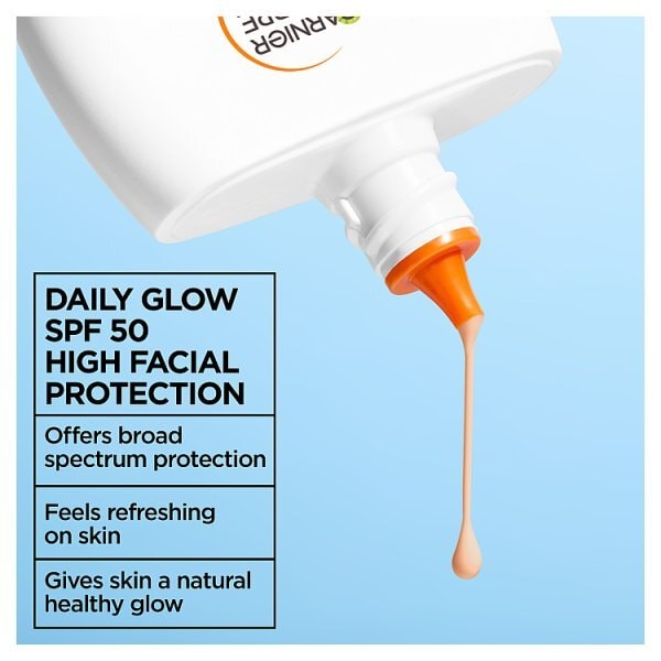 Garnier Ambre Solaire Super UV SPF50 Face Glow Fluid 40ml