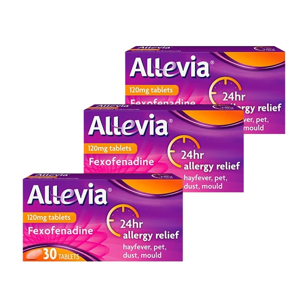 Allevia Allergy 30 Tablets x3 Bundle
