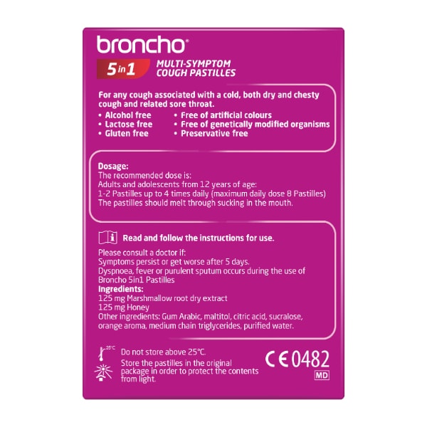 Bronchostop 5 In 1 Pastilles X20
