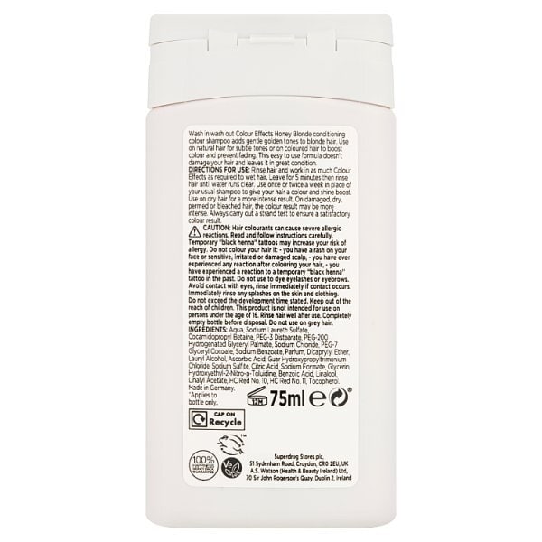 S/D EFFECTS HONEY BLONDE 803 TONER 75ML