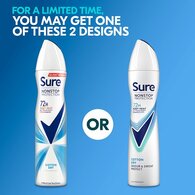 Sure Antiperspirant Deodorant Aerosol Nonstop Cotton 250ml