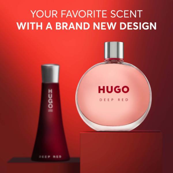 Hugo Deep Red Eau De Parfum For Women 75Ml