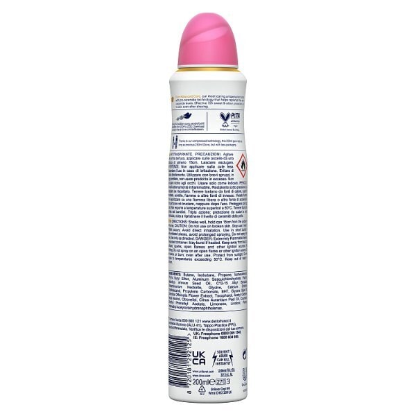 Dove Advanced Care Pomegranate & Lemon Anti-Perspirant Aerosol 200ml