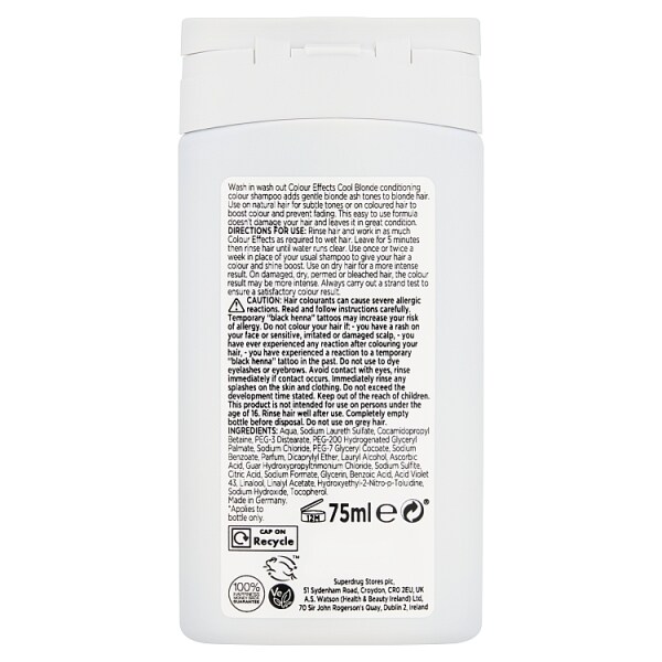S/D EFFECTS COOL BLONDE 81 TONER 75ML