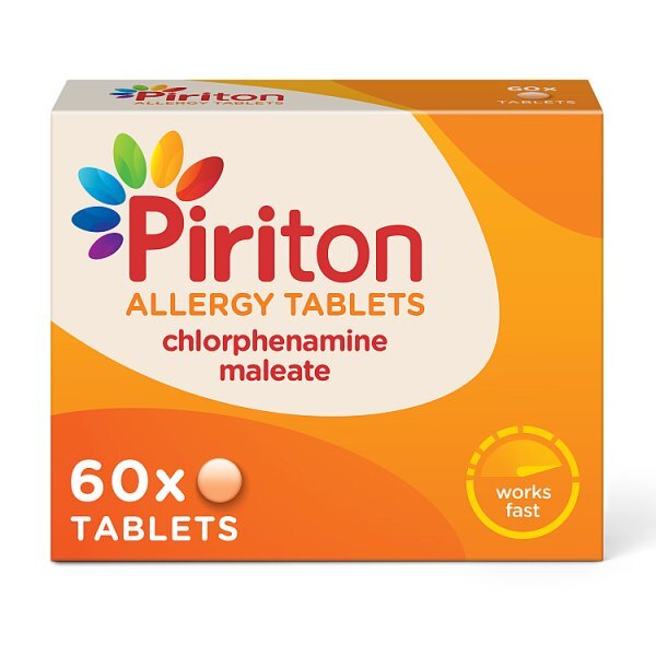 Piriton Allergy Relief Tablets Antihistamine tablets 60s