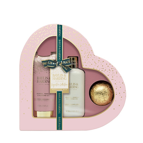 Baylis & Harding Jojoba, Vanilla & Almond Oil Heart Set