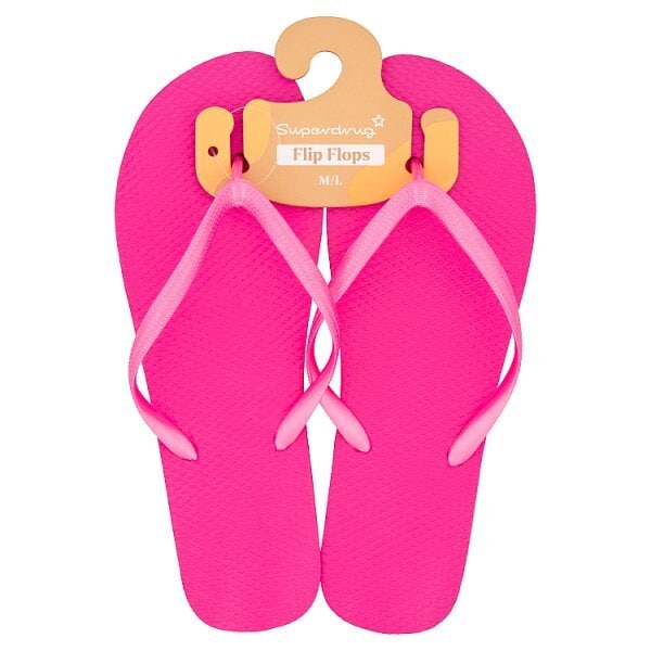 Superdrug Flip Flops Pink M/L