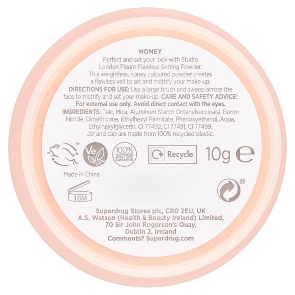 Studio London Flaunt Flawless Loose Powder Warm Honey