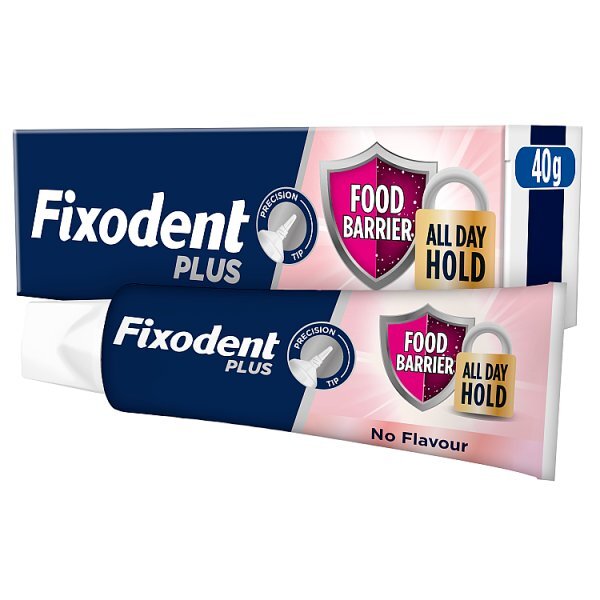 Fixodent Plus Food Seal Denture Adhesive 40ml