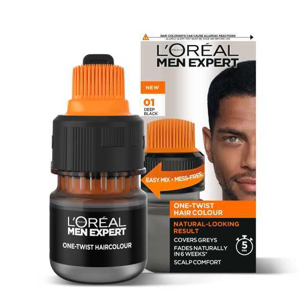 L'Oreal Men Expert Semi-Permanent Hair Colour 01 Deep Black