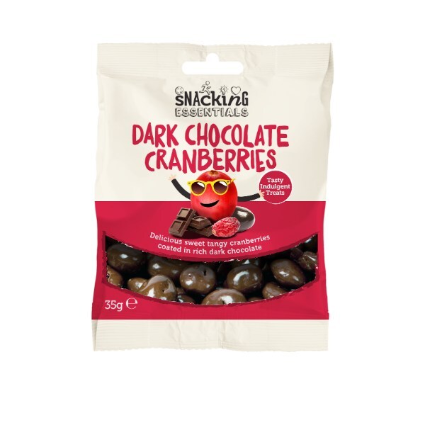 Superdrug Dark Chocolate Cranberries 35g