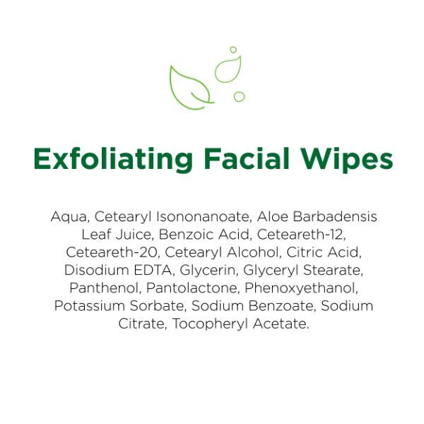 Simple Kind To Skin Exfoliating Facial Wipes 25s