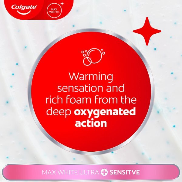 Colgate Max White Ultra+ Sensitive Whitening Toothpaste 75ml