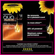 Garnier Olia Bold 7.40 Intense Copper Permanent Hair Dye