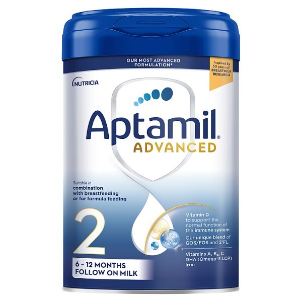 Aptamil 2 Advanced Follow On Baby Milk Formula 6-12 Mth 800G