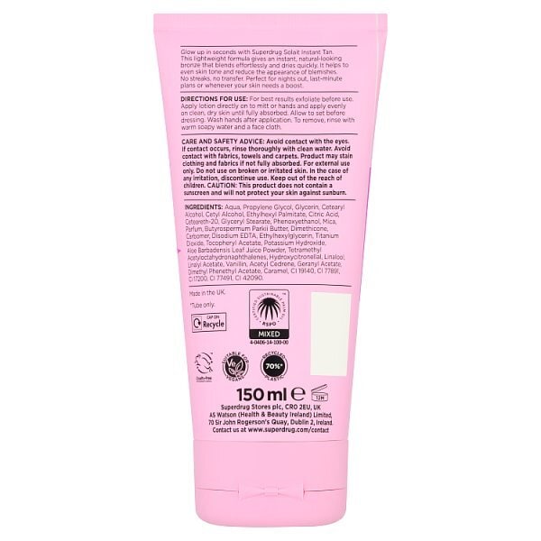 Superdrug Solait Instant Tan 150ml