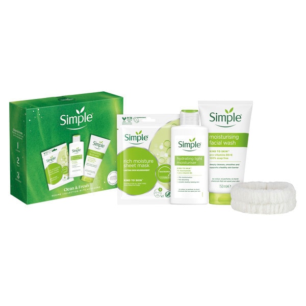 Simple Clean & Fresh Regime Collection Gift Set 3 piece