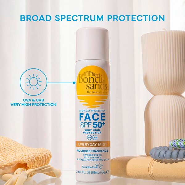 Bondi Sands Fragrance Free Face Mist Spf 50+ 60g