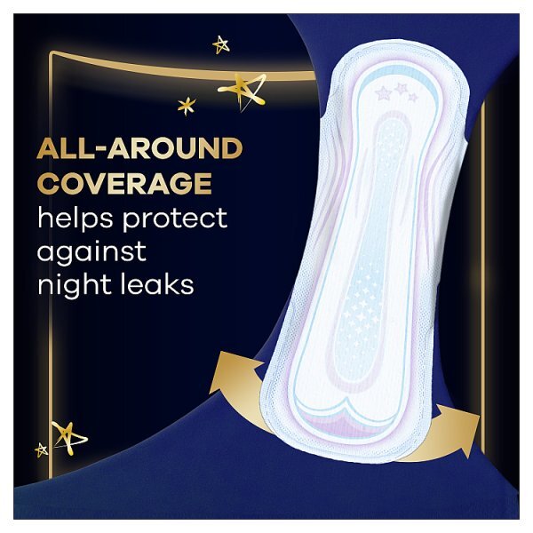 Always Ultra Sanitary Towels Secure Night Extra Size 5 14CT