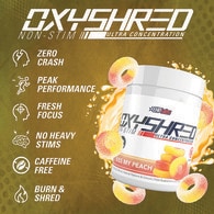 Oxyshred Non-Stim Kiss My Peach 20 Serve